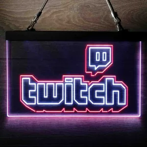 Twitch Neon-Like LED Sign