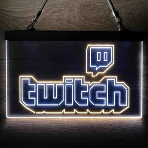 Twitch Neon-Like LED Sign