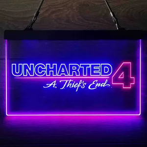 Uncharted 4 A Thief's End Neon-Like LED Sign
