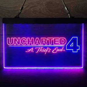 Uncharted 4 A Thief's End Neon-Like LED Sign