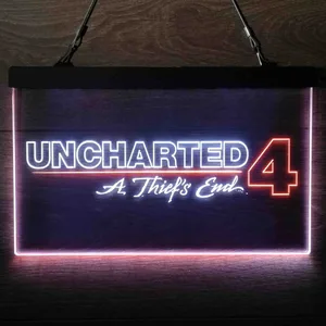 Uncharted 4 A Thief's End Neon-Like LED Sign