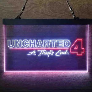 Uncharted 4 A Thief's End Neon-Like LED Sign