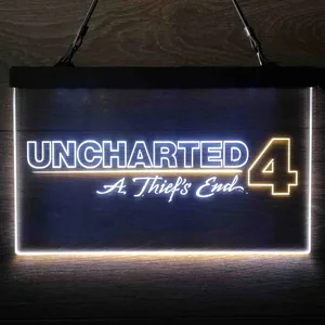 Uncharted 4 A Thief's End Neon-Like LED Sign