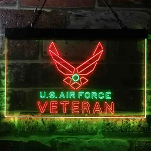 US Air Force Veteran Neon-Like LED Sign