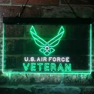 US Air Force Veteran Neon-Like LED Sign