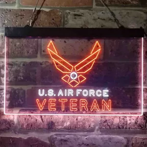 US Air Force Veteran Neon-Like LED Sign