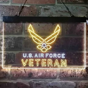 US Air Force Veteran Neon-Like LED Sign