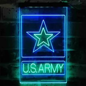 US Army Logo Neon-Like LED Sign