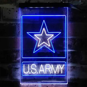 US Army Logo Neon-Like LED Sign