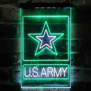 US Army Logo Neon-Like LED Sign