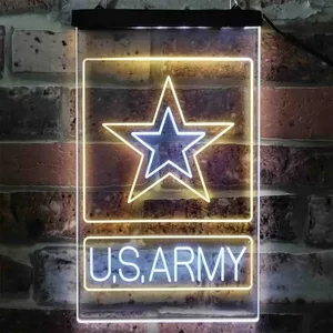 US Army Logo Neon-Like LED Sign