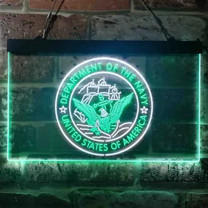 US Navy Logo Neon-Like LED Sign