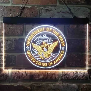 US Navy Logo Neon-Like LED Sign