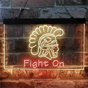 USC Trojans Fight On Neon-Like LED Sign - Legacy Edition