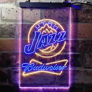 Utah Jazz Budweiser Neon-Like LED Sign