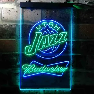 Utah Jazz Budweiser Neon-Like LED Sign