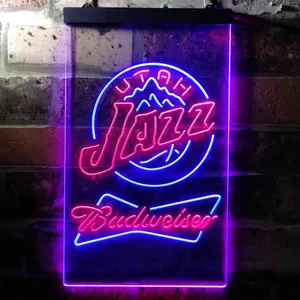Utah Jazz Budweiser Neon-Like LED Sign