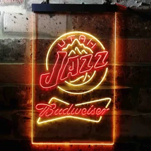 Utah Jazz Budweiser Neon-Like LED Sign