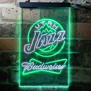 Utah Jazz Budweiser Neon-Like LED Sign