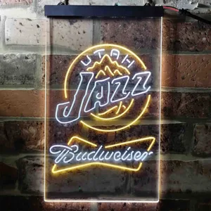 Utah Jazz Budweiser Neon-Like LED Sign