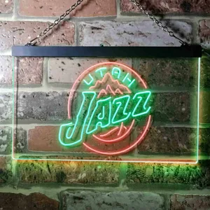 Utah Jazz Logo Neon-Like LED Sign - Legacy Edition