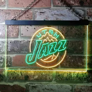 Utah Jazz Logo Neon-Like LED Sign - Legacy Edition