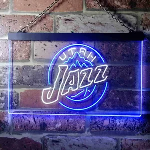 Utah Jazz Logo Neon-Like LED Sign - Legacy Edition