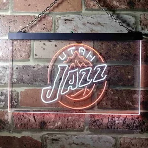 Utah Jazz Logo Neon-Like LED Sign - Legacy Edition