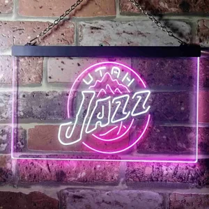 Utah Jazz Logo Neon-Like LED Sign - Legacy Edition