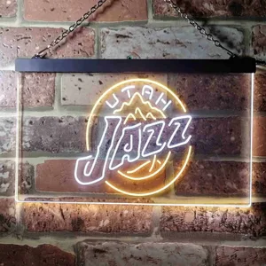Utah Jazz Logo Neon-Like LED Sign - Legacy Edition