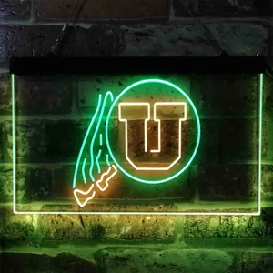 Utah Utes Logo Neon-Like LED Sign