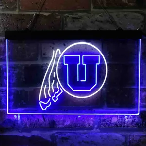 Utah Utes Logo Neon-Like LED Sign