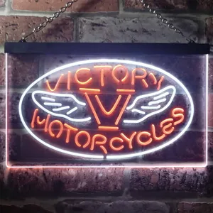 Victory Motorcycles Wings Neon-Like LED Sign