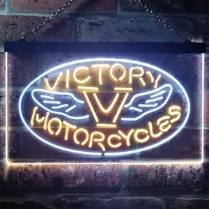 Victory Motorcycles Wings Neon-Like LED Sign