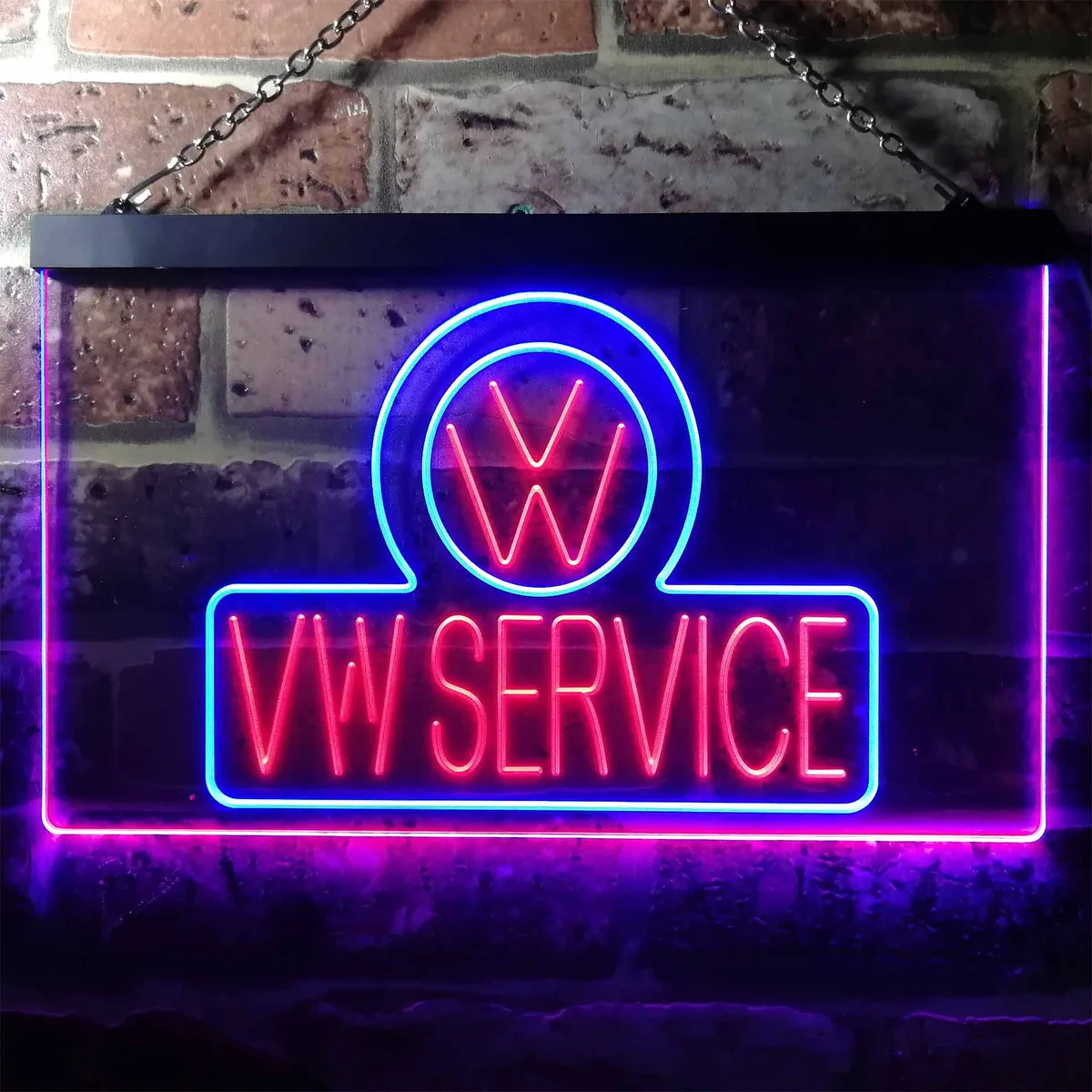 Volkswagen VW Service Neon-Like LED Sign