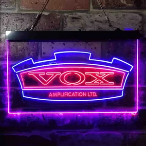 VOX Amplification Ltd. Logo Neon-Like LED Sign