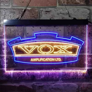 VOX Amplification Ltd. Logo Neon-Like LED Sign