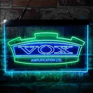 VOX Amplification Ltd. Logo Neon-Like LED Sign
