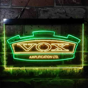 VOX Amplification Ltd. Logo Neon-Like LED Sign