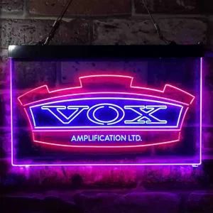 VOX Amplification Ltd. Logo Neon-Like LED Sign