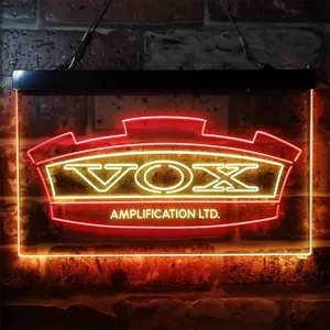 VOX Amplification Ltd. Logo Neon-Like LED Sign
