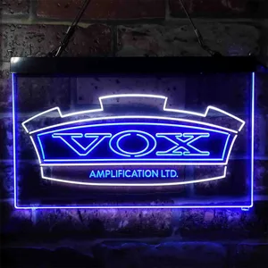 VOX Amplification Ltd. Logo Neon-Like LED Sign