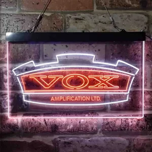 VOX Amplification Ltd. Logo Neon-Like LED Sign