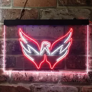 Washington Capitals Hockey Logo Neon-Like LED Sign