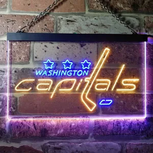 Washington Capitals Logo 1 Neon-Like LED Sign