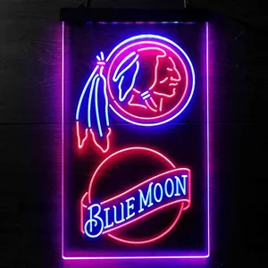 Washington Football Team Blue Moon Neon-Like LED Sign - Legacy Edition