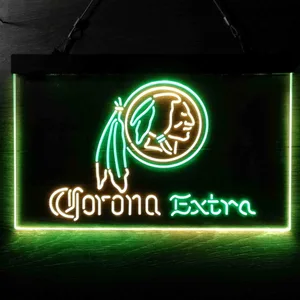 Washington Football Team Corona Extra Neon-Like LED Sign - Legacy Edition