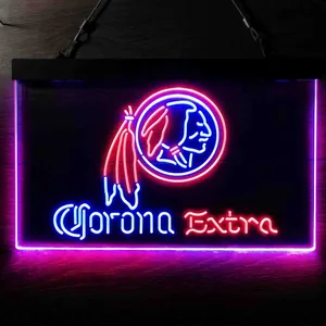 Washington Football Team Corona Extra Neon-Like LED Sign - Legacy Edition