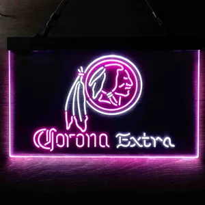 Washington Football Team Corona Extra Neon-Like LED Sign - Legacy Edition