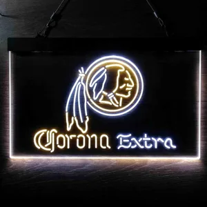 Washington Football Team Corona Extra Neon-Like LED Sign - Legacy Edition